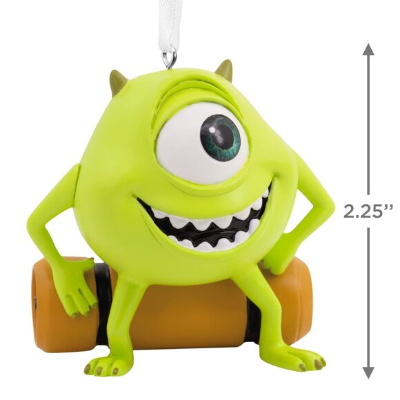 New! Disney Pixar Monsters Inc. Hallmark Christmas Ornament Mike Wazowski - Picture 2 of 4